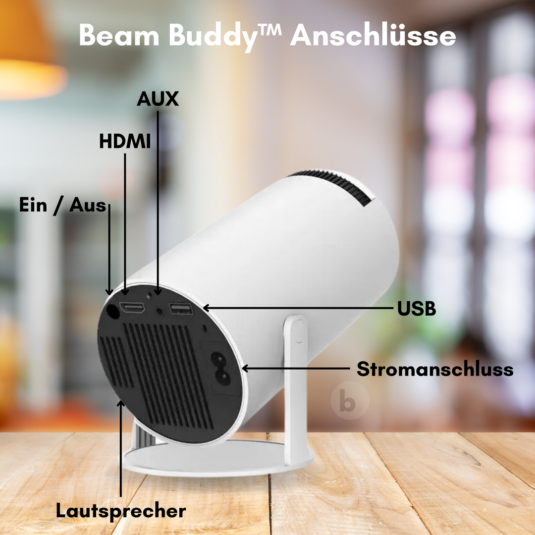 Beam Buddy™ - 180° HD-Beamer